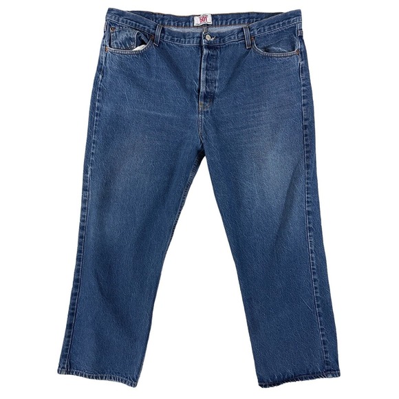 VTG Levi’s Original 501 Straight Leg Button‎ Fly Men Jeans Sz 42 - Picture 1 of 6